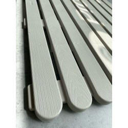 PLASTOVÝ SPRCHOVÝ A BAZÉNOVÝ ROŠT, 80 x 50 CM, BÉŽOVÝ, WENKO