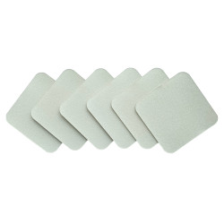 Transparentné odolné hrubé protišmykové štvorce 140 mm x 140 mm