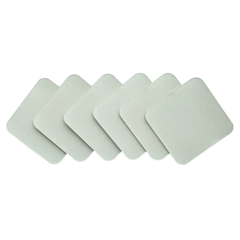 Transparentné odolné hrubé protišmykové štvorce 140 mm x 140 mm