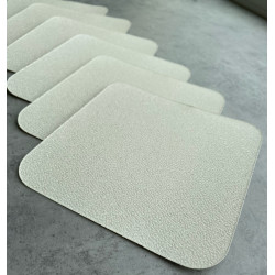 Transparentné odolné hrubé protišmykové štvorce 140 mm x 140 mm