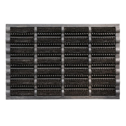 Odolná kokosová rohož na hrubé nečistoty čierna - 75 x 45 cm