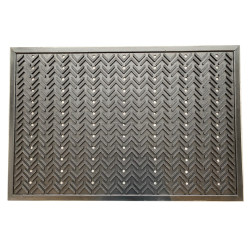 Gumová rohož Tree s odtokovými otvormi 60 x 90 cm