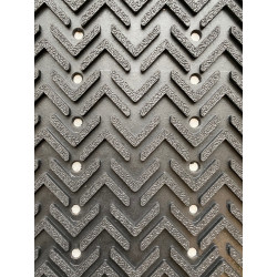 Gumová rohož Tree s odtokovými otvormi 60 x 90 cm