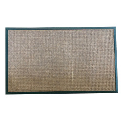 Textilná gumová vstupná rohož Bump hnedá - 150 x 90 x 0,8 cm
