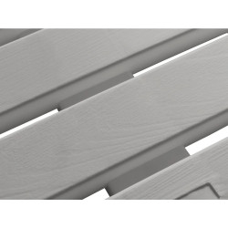 Béžový plastový sprchový rošt OUTDOOR, 55 x 55 cm, WENKO