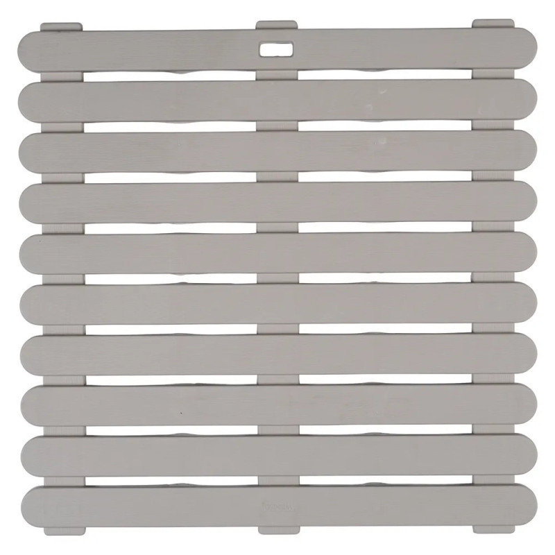 Béžový plastový sprchový rošt OUTDOOR, 55 x 55 cm, WENKO