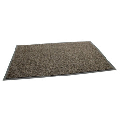 Vstupná hnedá čistiaca rohož Amber - 90 x 300 x 0,5 cm