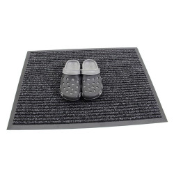 Vstupná antracitová vnútorná čistiaca rohož Belton - 60 x 80 x 0,6 cm