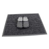Vstupná antracitová vnútorná čistiaca rohož Belton - 60 x 80 x 0,6 cm