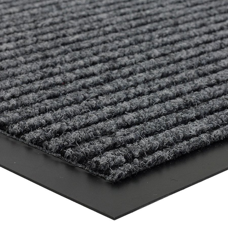 Vstupná sivá vnútorná čistiaca rohož Belton - 80 x 120 x 0,6 cm