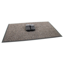 Vstupná hnedá vnútorná čistiaca rohož Belton - 80 x 120 x 0,6 cm