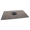 Vstupná hnedá vnútorná čistiaca rohož Belton - 80 x 120 x 0,6 cm