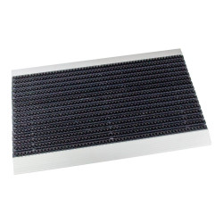 Antracit hliníková vonkajšia rohož - 40 x 60 x 2,2 cm