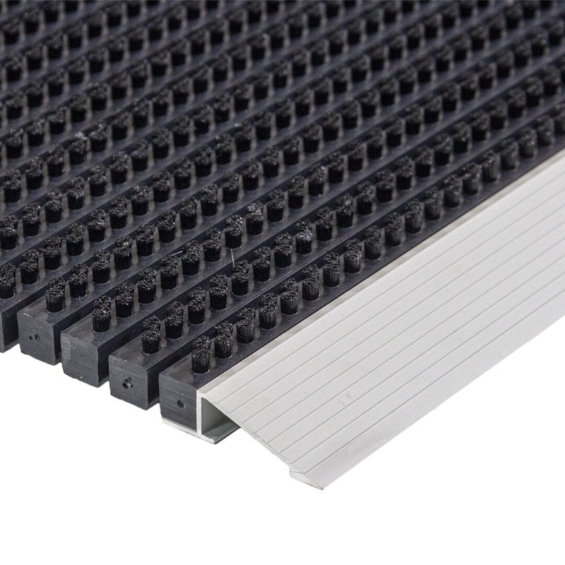 Antracit hliníková vonkajšia rohož - 40 x 60 x 2,2 cm