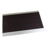 Hnedá hliníková vonkajšia rohož - 40 x 60 x 2,2 cm