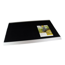 Antracitová hliníková vonkajšia rohož - 50 x 80 x 2,2 cm