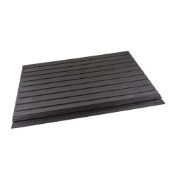 Hliníková čierna vonkajšia rohož 50 x 80 x 1,5 cm
