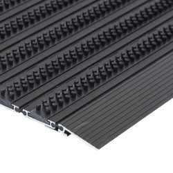 Hliníková čierna vonkajšia rohož 50 x 80 x 1,5 cm