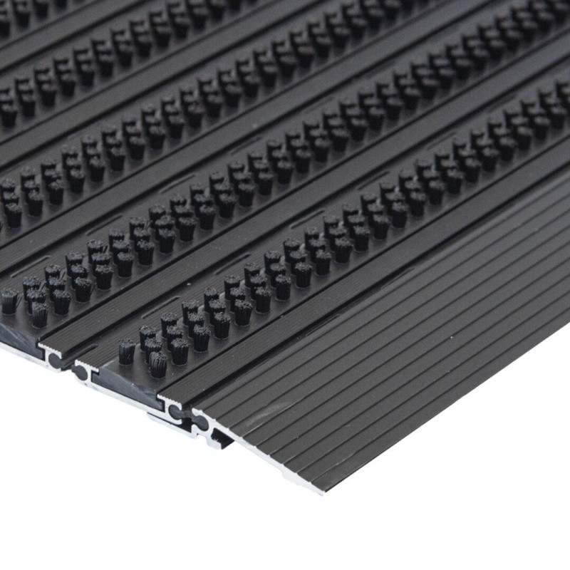 Hliníková čierna vonkajšia rohož 50 x 80 x 1,5 cm