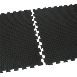 Záťažová gumová protiúnavová podlaha s bublinkovým efektom – 100 × 100 × 1,7 cm