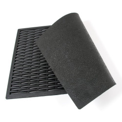 Gumová vstupná čistiaca rohož Lattice - 75 x 45 x 1 cm