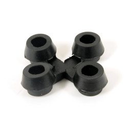 Pripojenie konektora k gumovej podložke