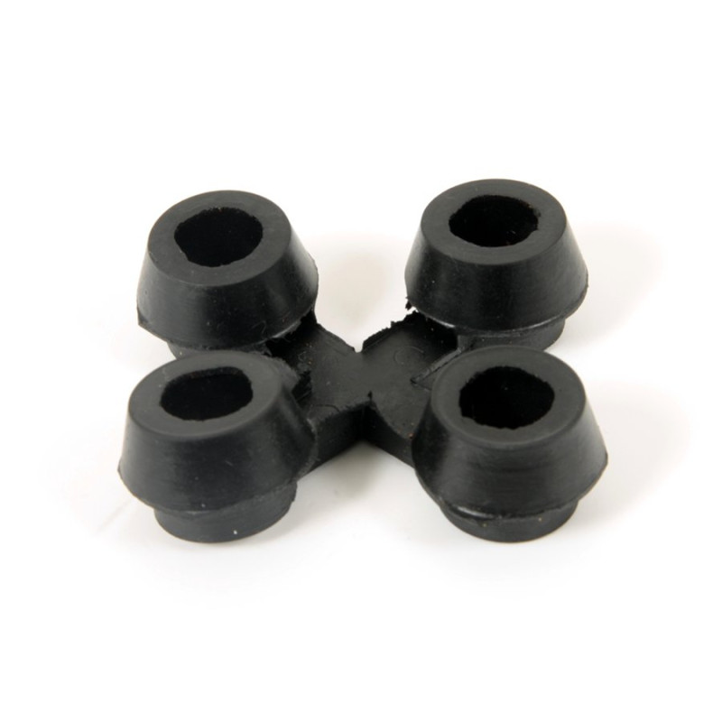 Pripojenie konektora k gumovej podložke