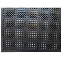 Vonkajšia rohožka s nájazdovou hranou Rings mini 90 x 150 cm