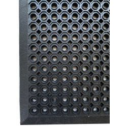 Vonkajšia rohožka s nájazdovou hranou Rings mini 90 x 150 cm