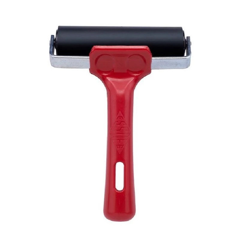 Pritlačný gumový valček na lepenie pások a profilov, šírka 10 cm