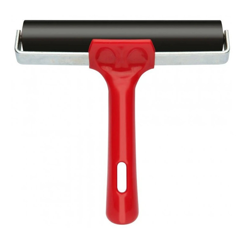 Pritlačný gumový valček na lepenie pások a profilov, šírka 15 cm