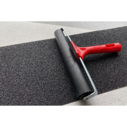 Pritlačný gumový valček na lepenie pások a profilov, šírka 20 cm