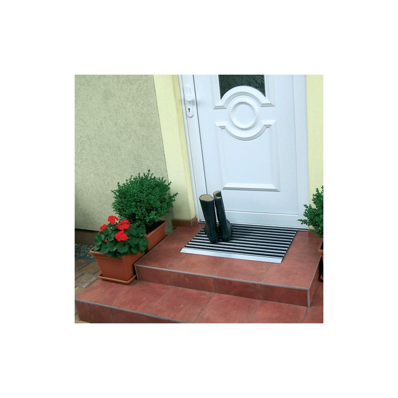 Hliníková vonkajšia rohož 50 x 80 cm