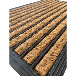 Kokosová čistiaca vstupná rohož Streifen - 60 x 40 x 0,6 cm