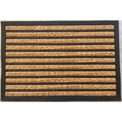 Kokosová čistiaca vstupná rohož Streifen - 60 x 40 x 0,6 cm