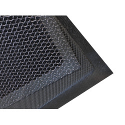 Vstupná antracitová čistiaca rohož Shell - 60 x 90 x 1 cm