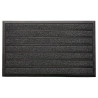 Textilná antracitová čistiaca rohož Stride - 45 x 75 x 1 cm