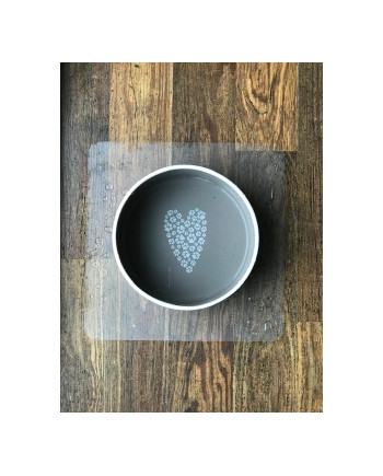 Ochranný kryt pod misku zvierat 50 x 50 cm