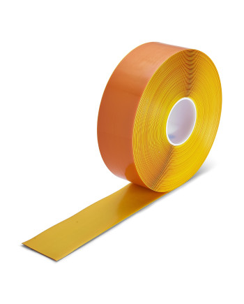 Extra odolná značkovacia páska s nájazdovou hranou 75 mm x 30 m, žltá