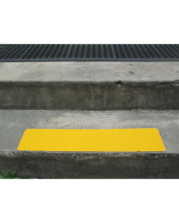 Žltá obdĺžniková páska 150 x 610 mm - hrubozrnná