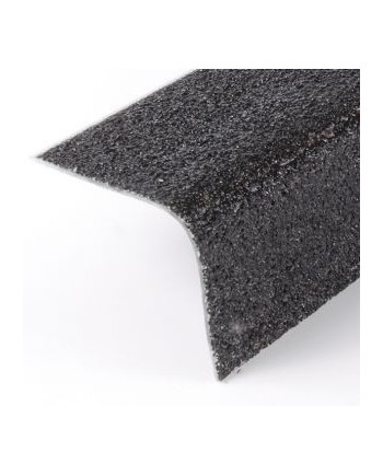 Sklolaminátová schodová hrana 800 x 55 x 55 mm, žlutočerná