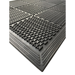 Odolná čistiaca gumová rohož Flow – 90 × 60 cm