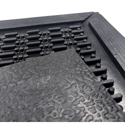 Odolná čistiaca gumová rohož Flow – 90 × 60 cm