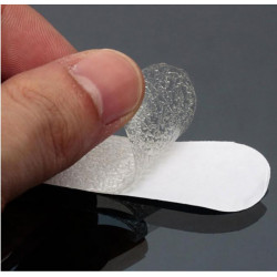 Sada 15 ks – Pásky ProtišmykuAqua 20 mm × 600 mm hladké – transparentné