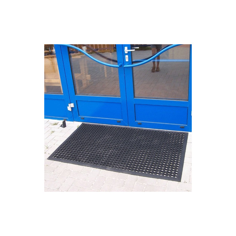 Vstupná vonkajšia rohožka s nájazdovou hranou 90 x 150 cm