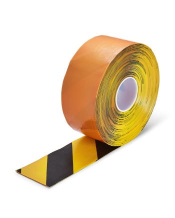 Extra odolná značkovacia páska s nájazdovou hranou 100 mm x 30 m, žltočierna
