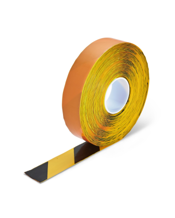 Extra odolná značkovacia páska s nájazdovou hranou 50 mm x 30 m, žltočierna