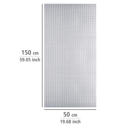 Transparentná protišmyková fólia, perforovaná 150 x 50 cm, WENKO