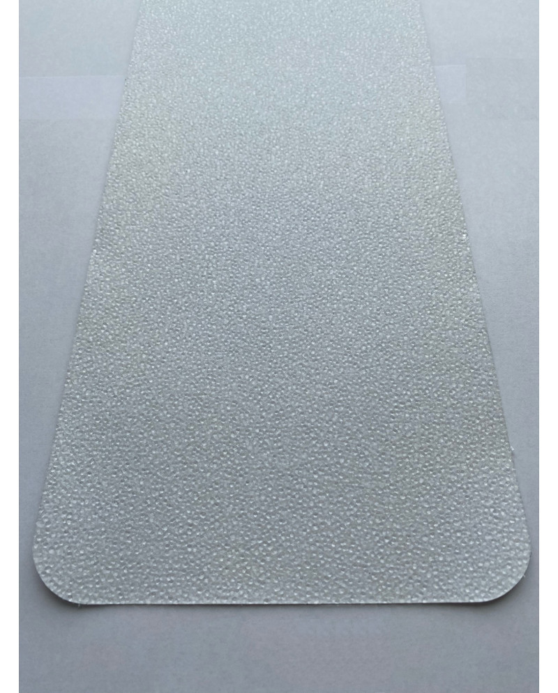 Odolná hrubá obdĺžniková páska 150 mm x 610 mm - transparentná