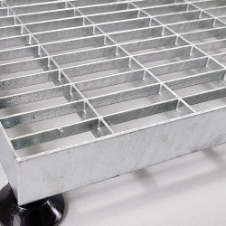 Vstupná vonkajšia oceľová rohož 40 x 80 cm